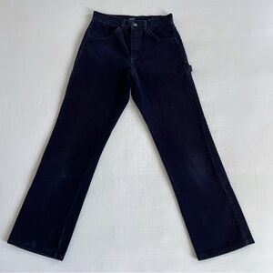 Brandy Melville John Galt Corduroy Straight Leg Pants | Navy | One Size | GUC